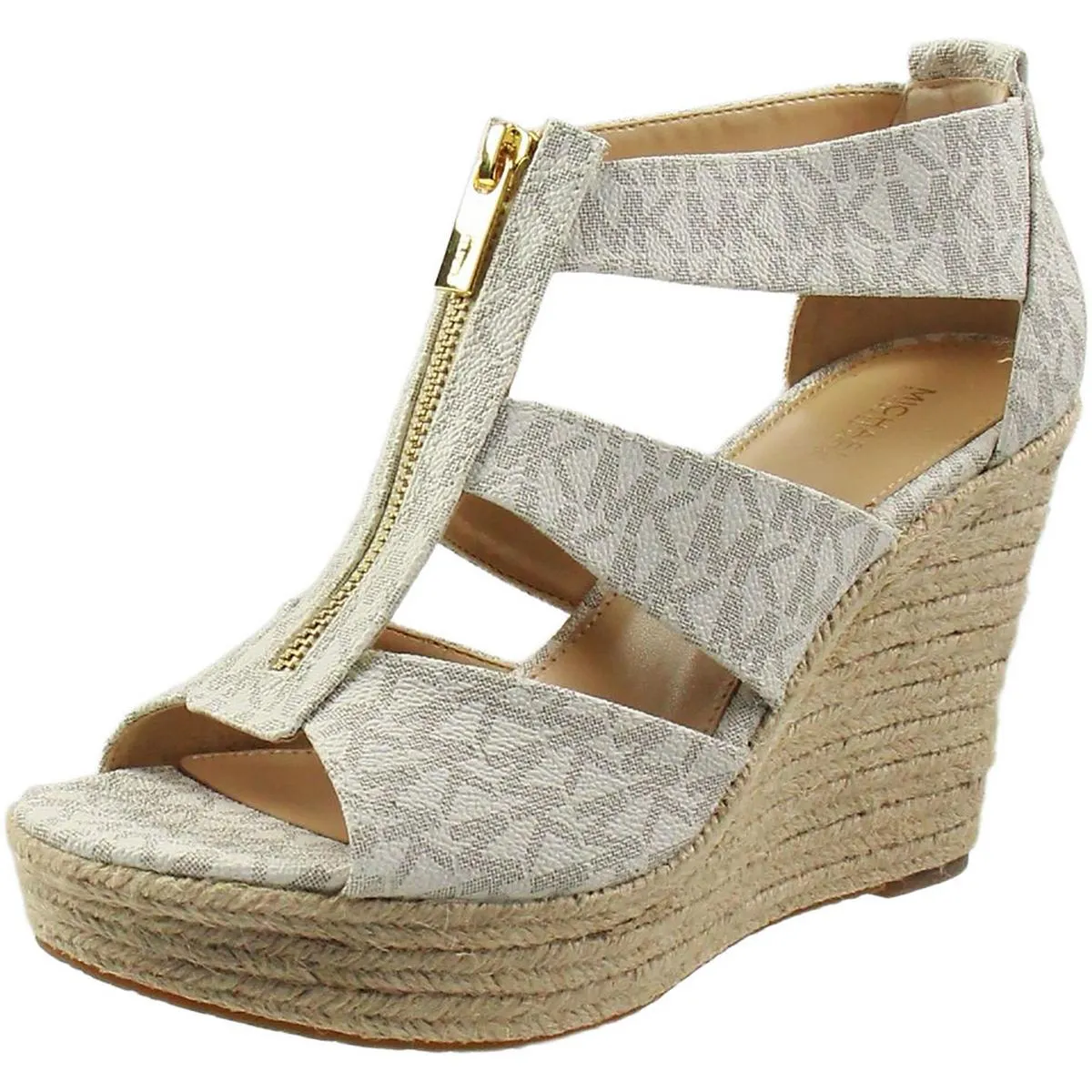 PW15K Womens Pattern Manmade Wedge Heels