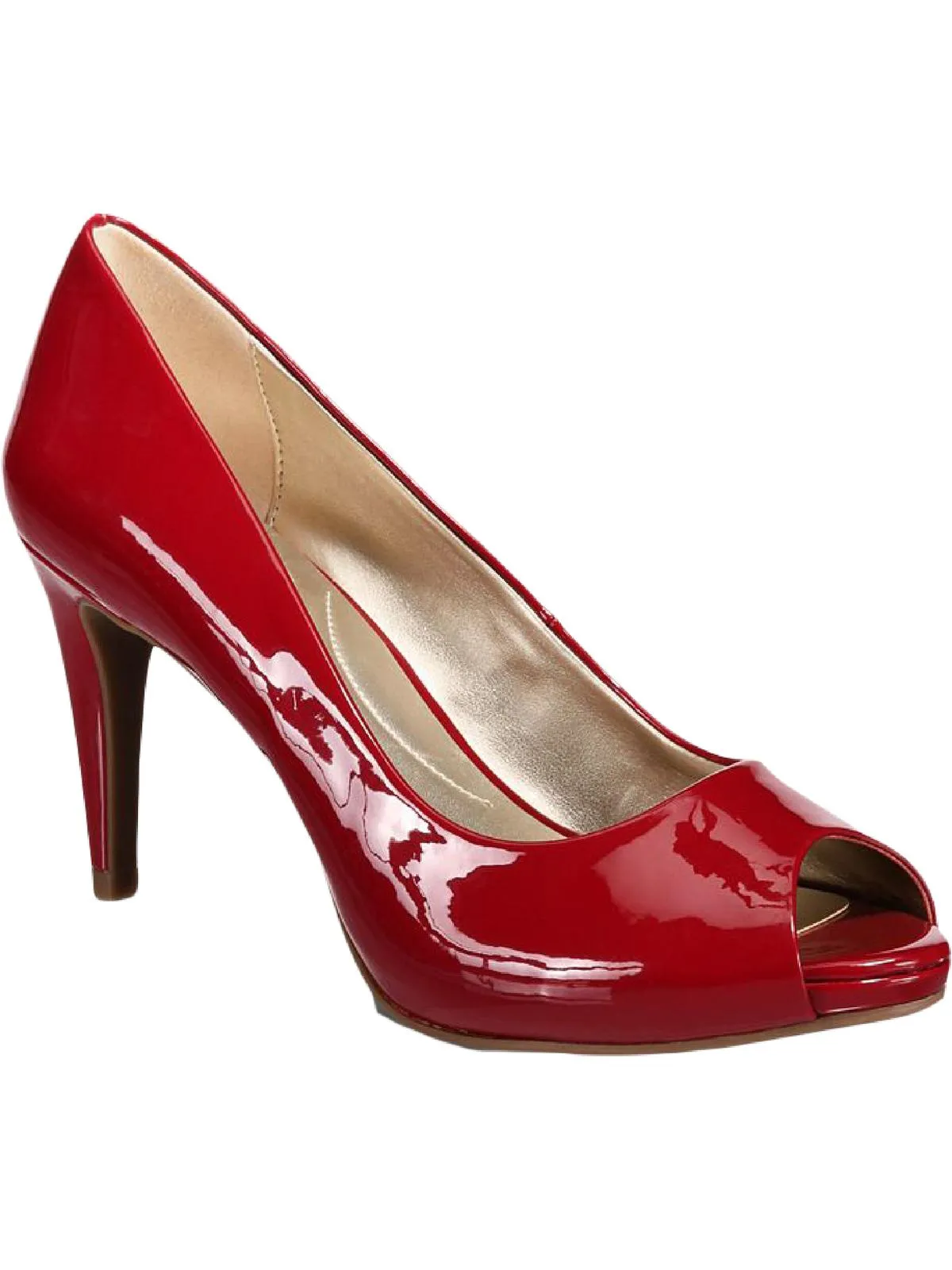 Rainaa Womens Faux Leather Snake Print Pumps