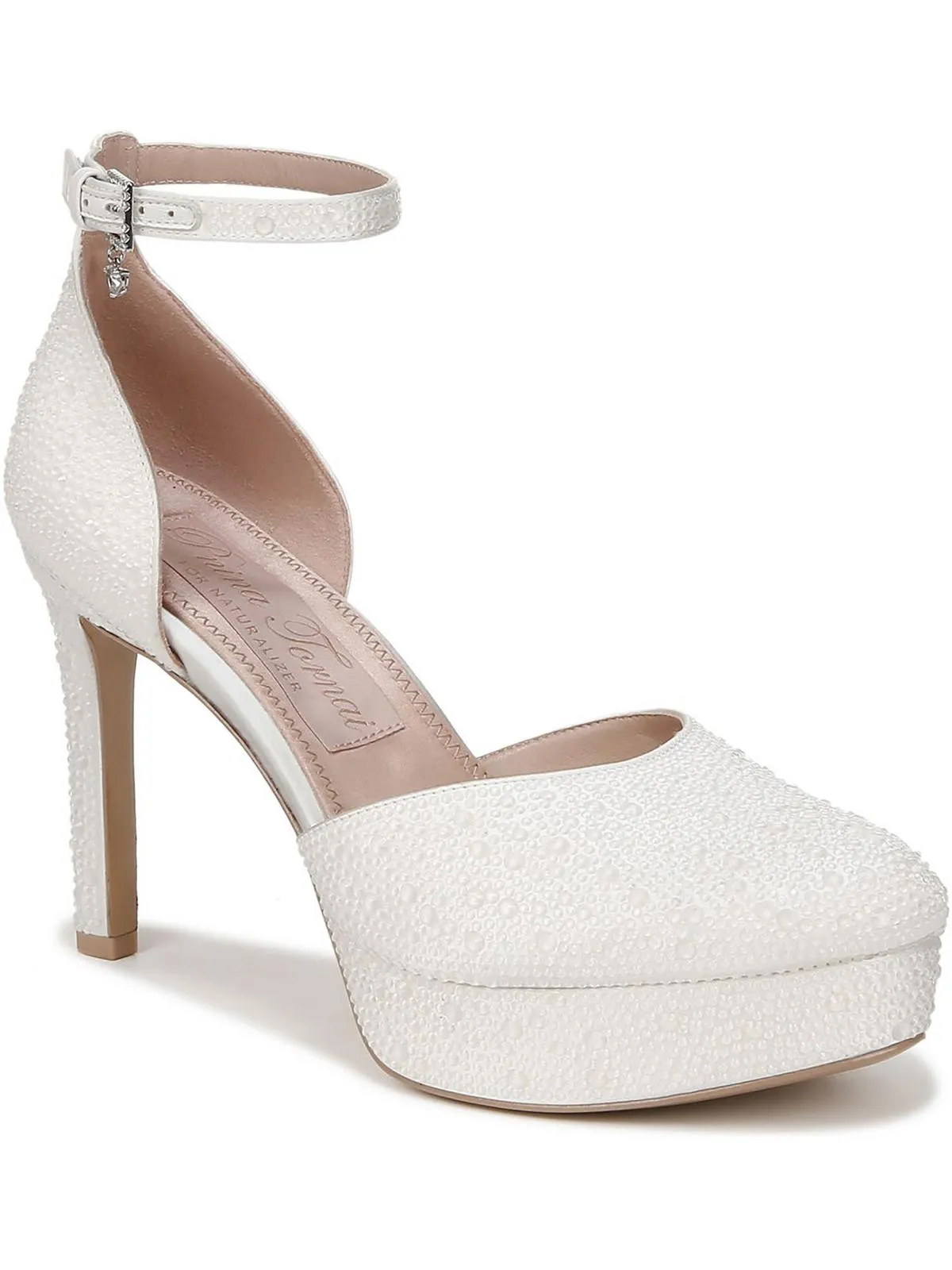 Rak Womens Embellished Ankle Strap D'Orsay Heels