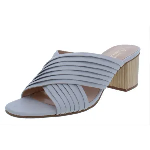 Ray Womens Pleated Leather Mules