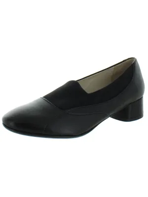 Recanati Womens Block Heel Round Toe Pumps