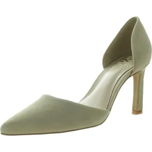 Renny Womens Nubuck Slip On Pumps