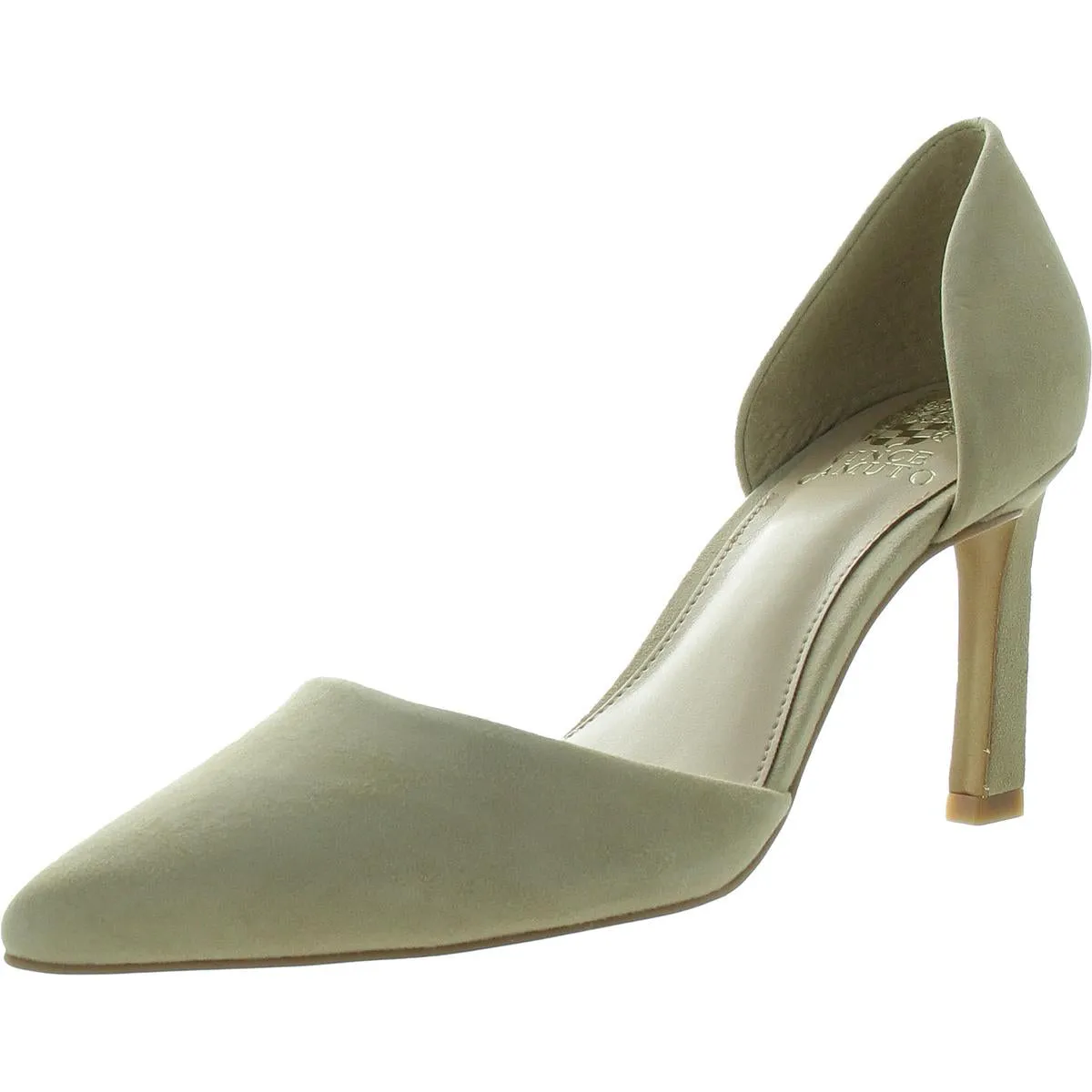 Renny Womens Nubuck Slip On Pumps