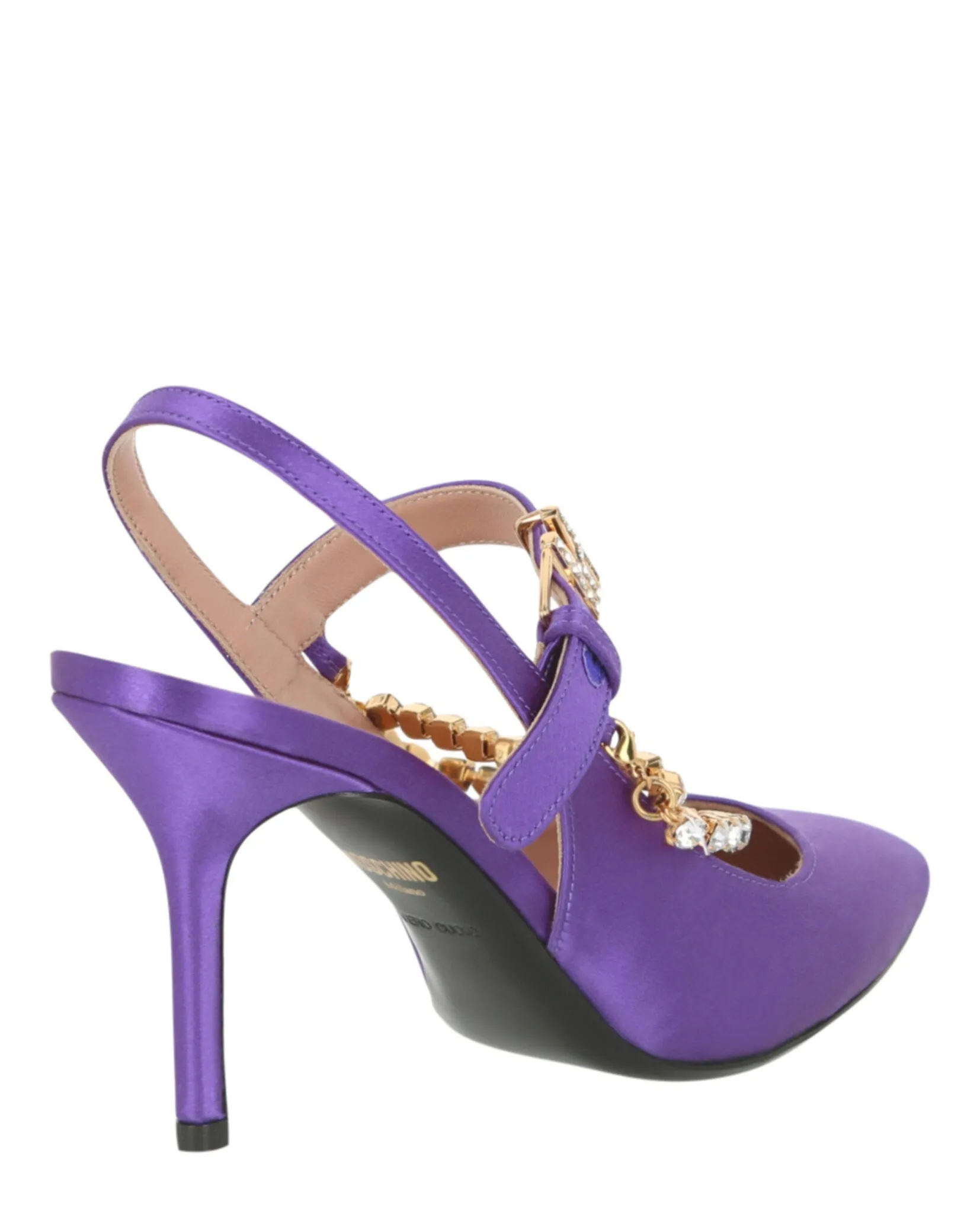 Rhinestone-Embellished Pumps