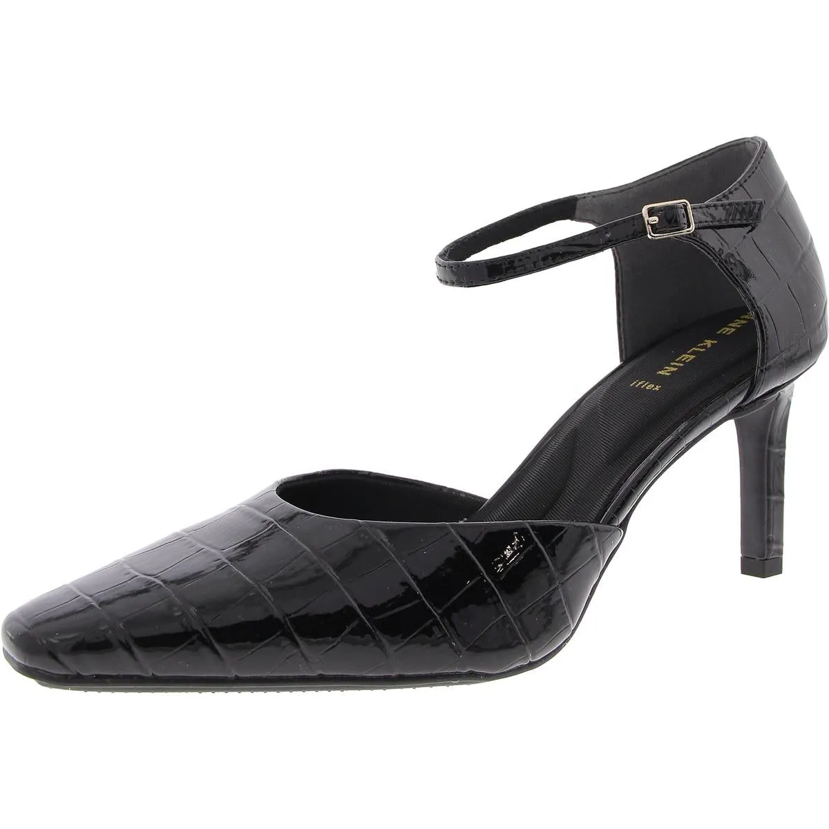 Rosalind Womens Adjustable Patent Ankle Strap