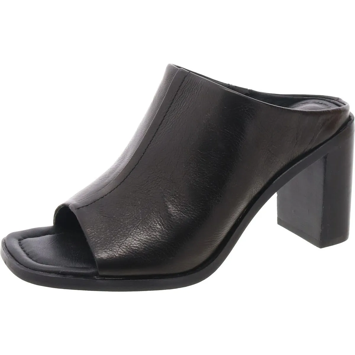 SAFIRE Womens Cushioned Footbed Leather Mules