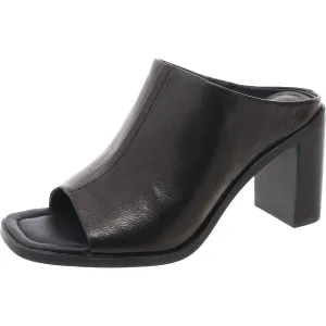 SAFIRE Womens Cushioned Footbed Leather Mules