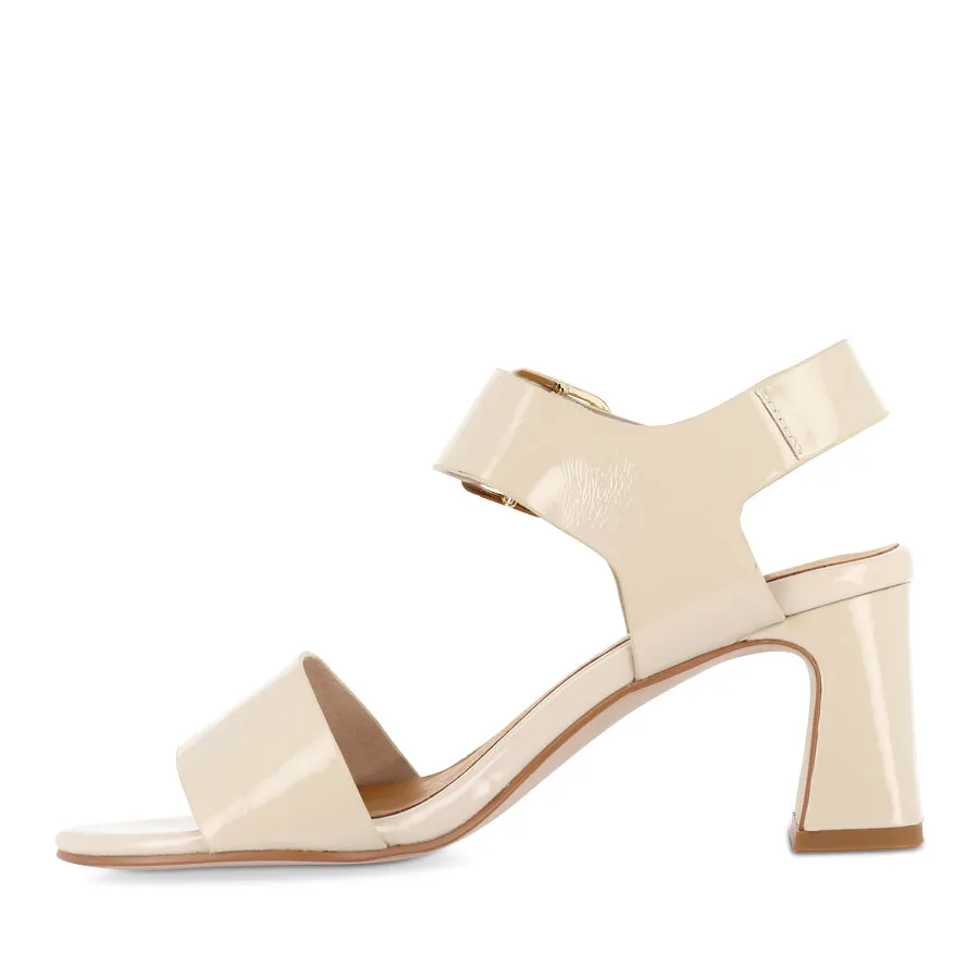 SCRIBE - NUDE PATENT LEATHER