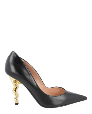 Sculpted-Heel Pumps