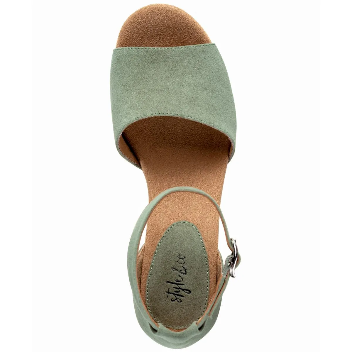 Seleeney 2 Womens Faux Suede Cushioned Footbed Pumps