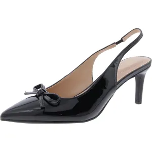 Shane 3 Womens Bow Patent Slingback Heels