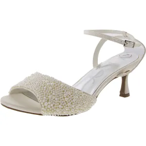 SHARRIE Womens Embellished Manmade Ankle Strap