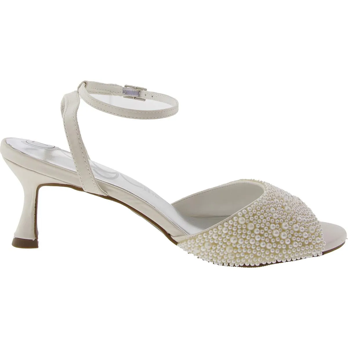 SHARRIE Womens Embellished Manmade Ankle Strap