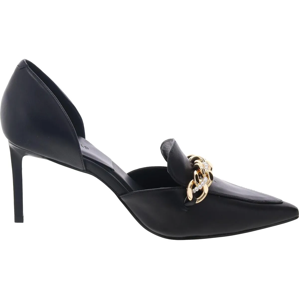 Shivani Womens Patent Embellished Pumps