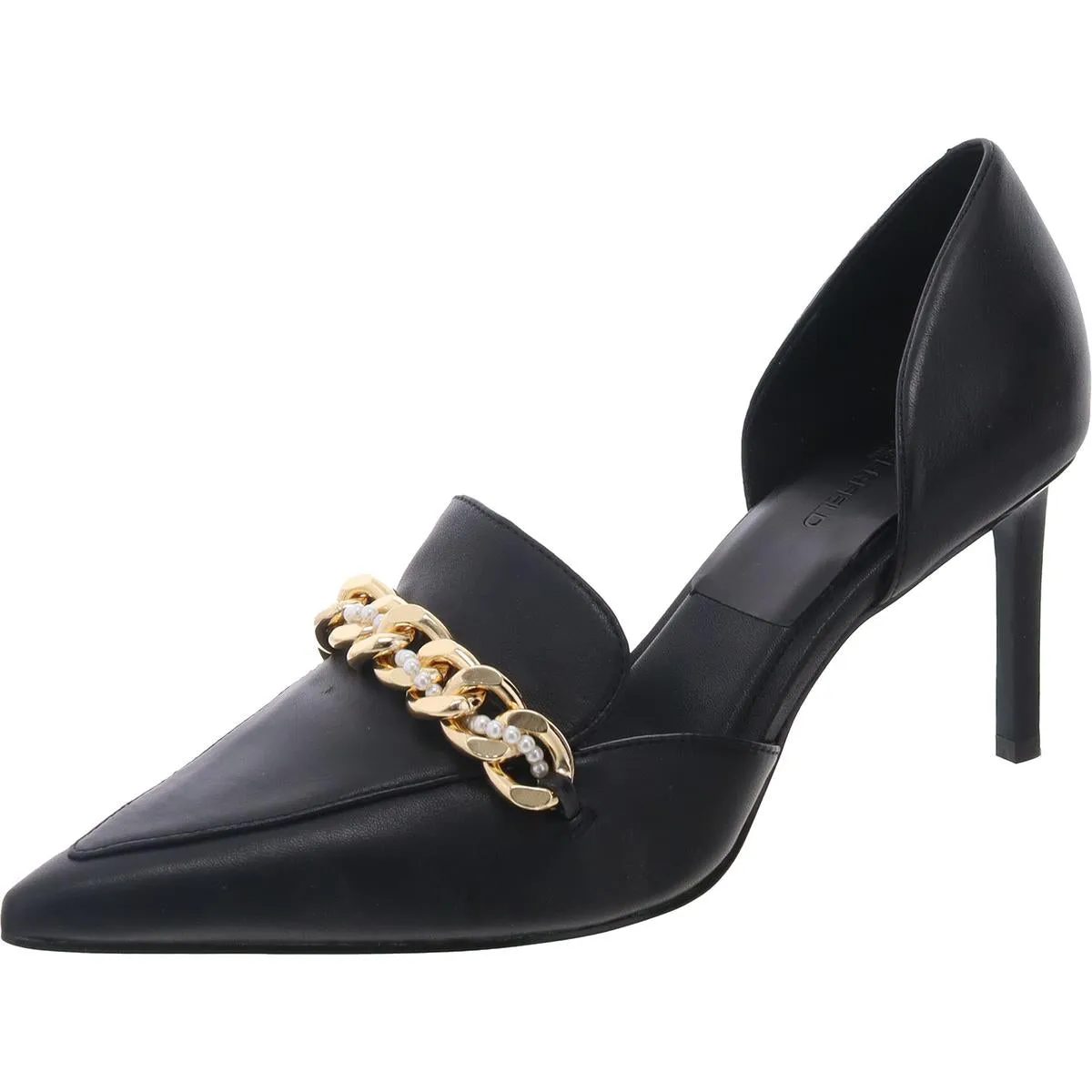 Shivani Womens Patent Embellished Pumps