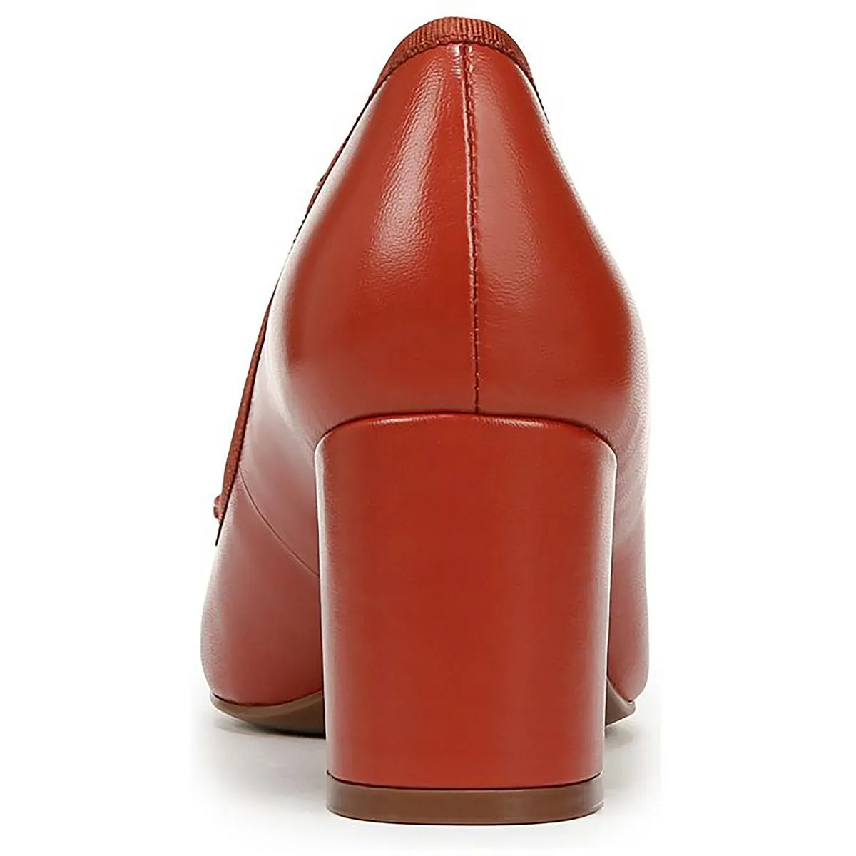 Sienna Womens Leather Dressy Block Heels