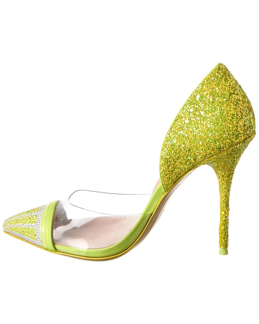 Sophia Webster Jessica Glitter & Vinyl Pump