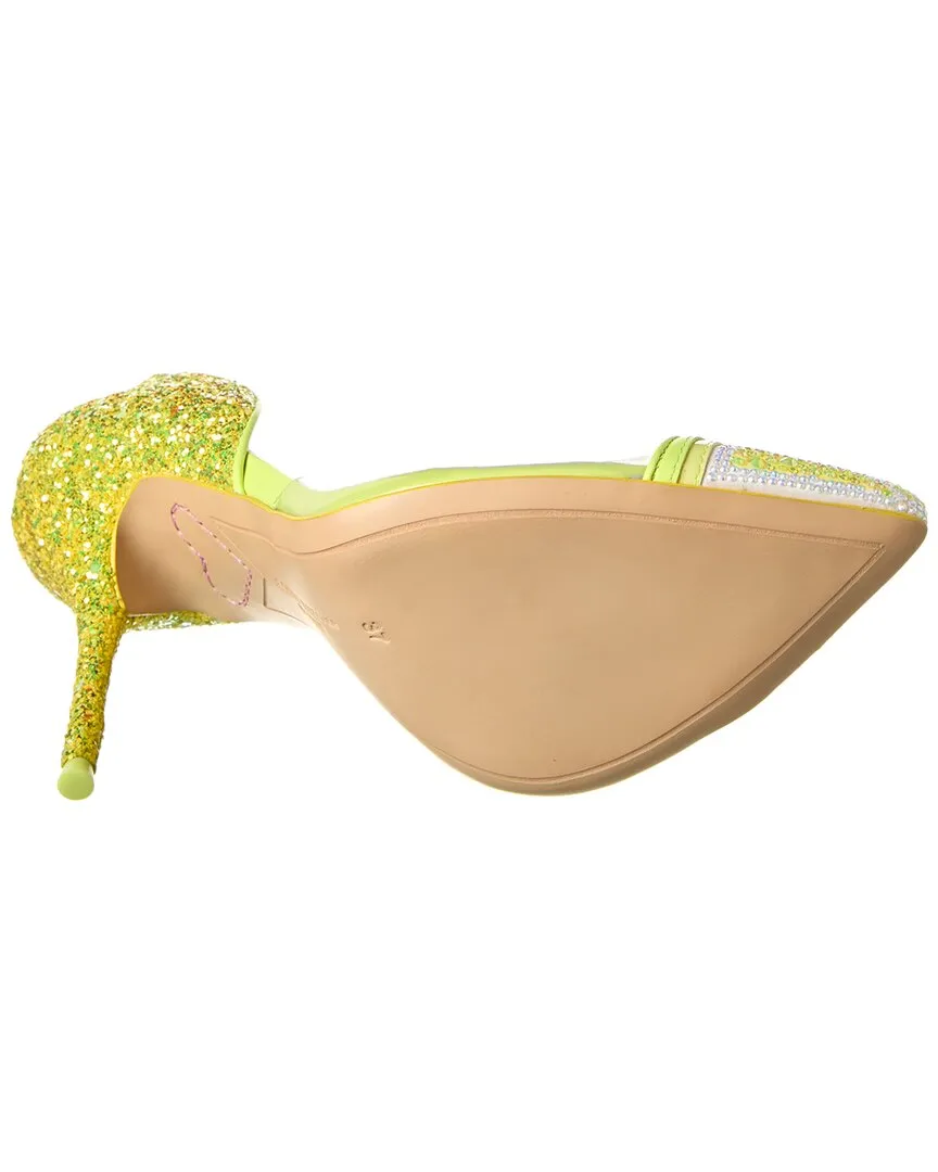 Sophia Webster Jessica Glitter & Vinyl Pump