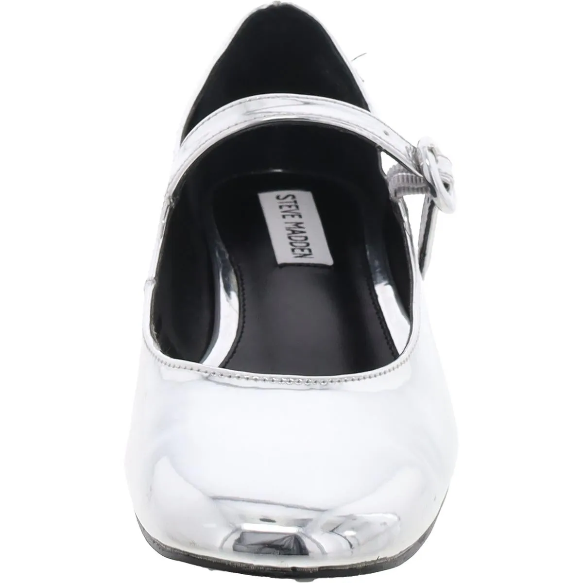 Spencir Womens Metallic Strappy Block Heels