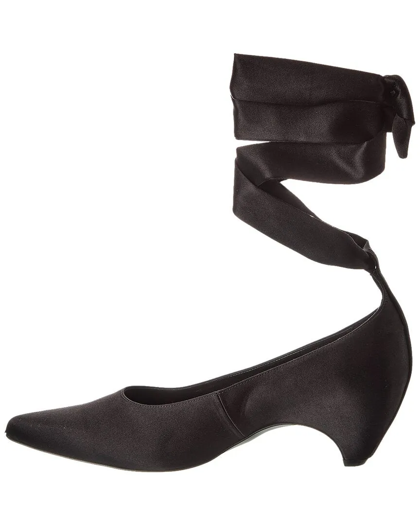 Stella McCartney Bow-Tied Satin Pump
