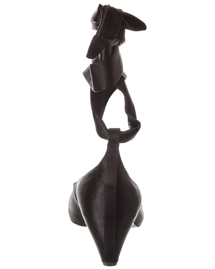 Stella McCartney Bow-Tied Satin Pump