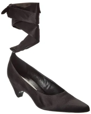 Stella McCartney Bow-Tied Satin Pump