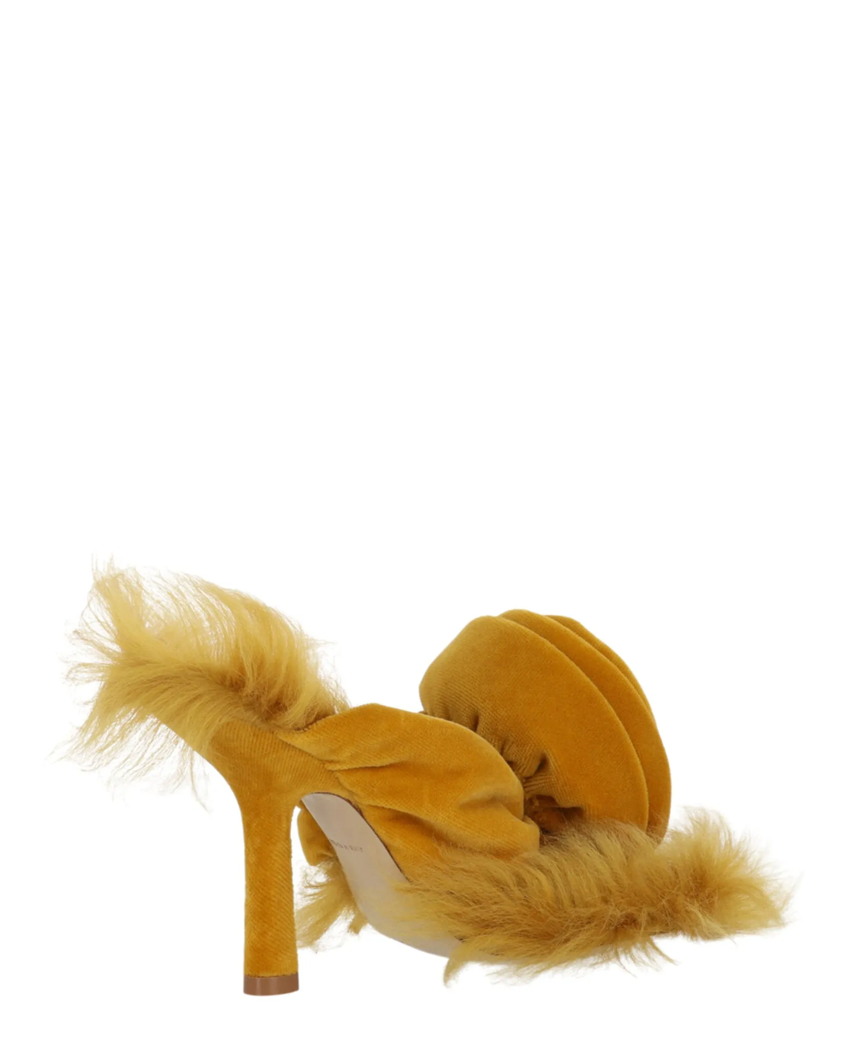 Step Rose Velvet Heeled Sandals