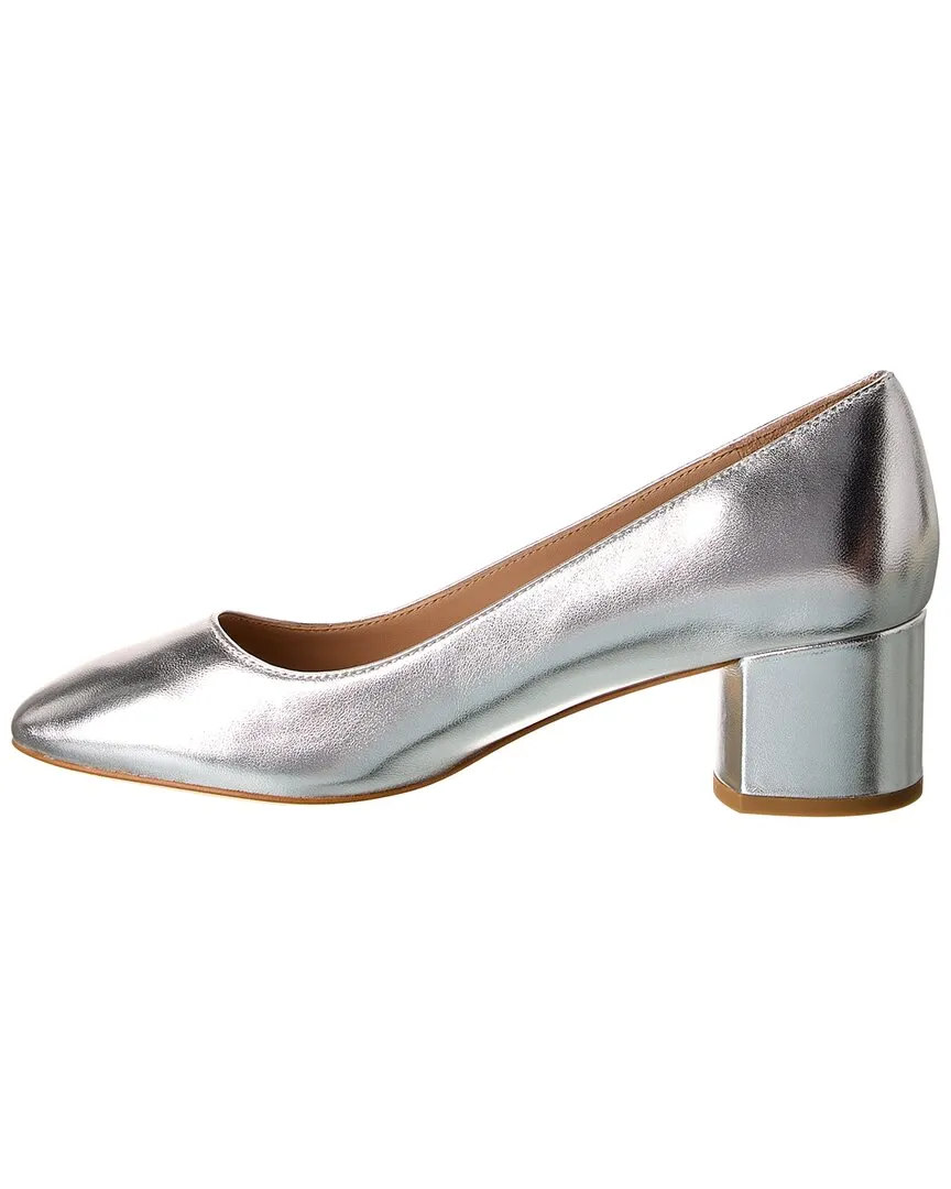 Stuart Weitzman Bridget 50 Block Leather Pump