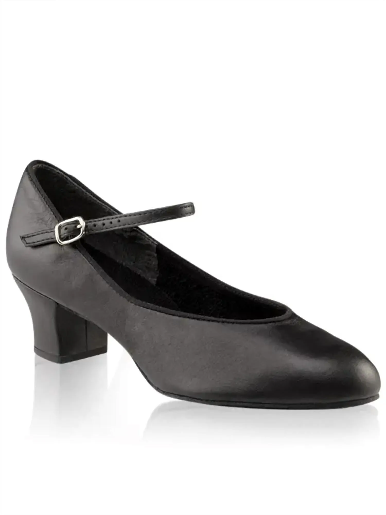 Suede Sole WomenS Jr Footlight Character Shoe In Black