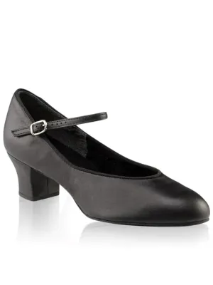 Suede Sole WomenS Jr Footlight Character Shoe In Black