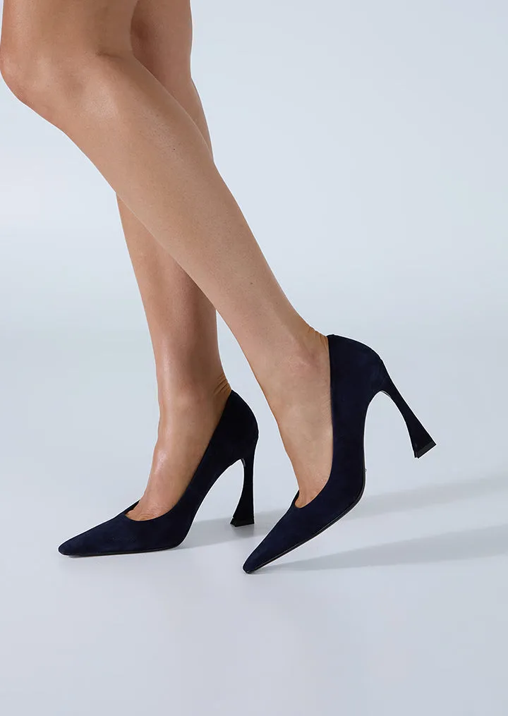 Swish Navy Suede