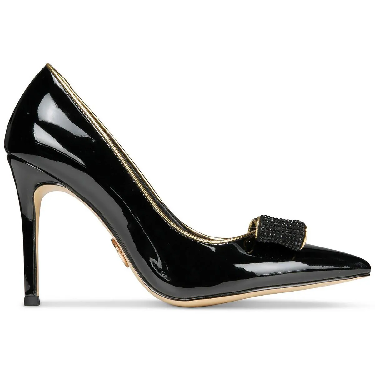 T2CSOHOY Womens Bow Leather Pumps