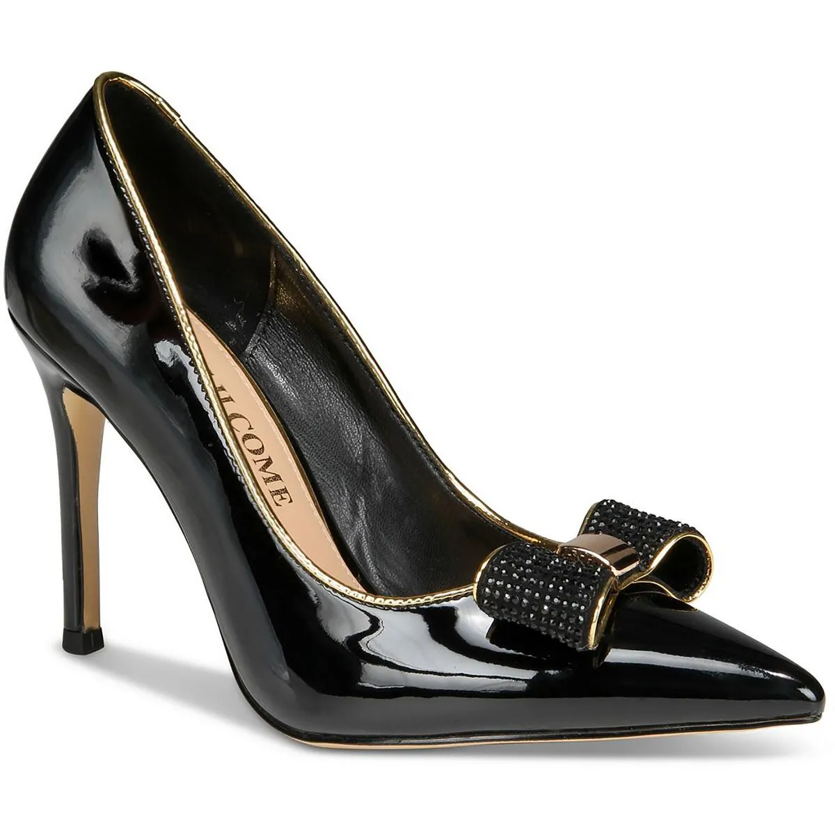 T2CSOHOY Womens Bow Leather Pumps