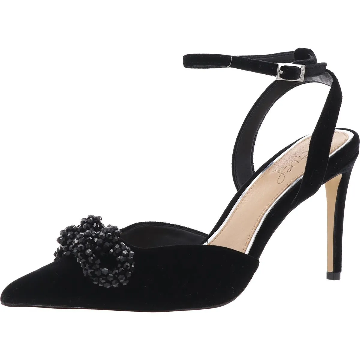 TAILYNN Womens Jeweled Manmade Ankle Strap