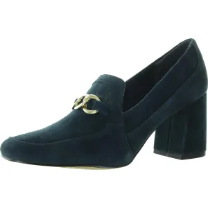 TAM Womens Embellished Man Made Loafer Heels