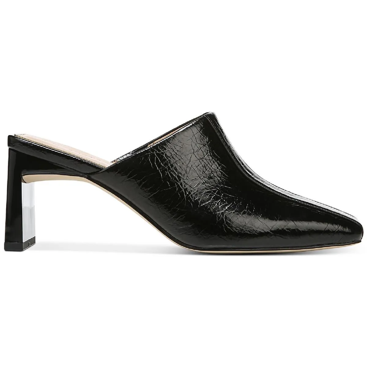 Tamera Womens Patent Leather Slip On Mules