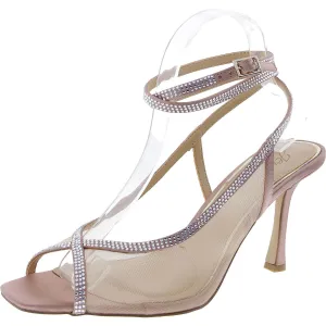 TAMERA  Womens Rhinestone Mesh Ankle Strap