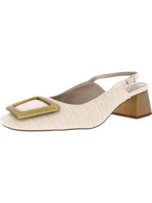 Tanessa Womens Square Toe Block Heels