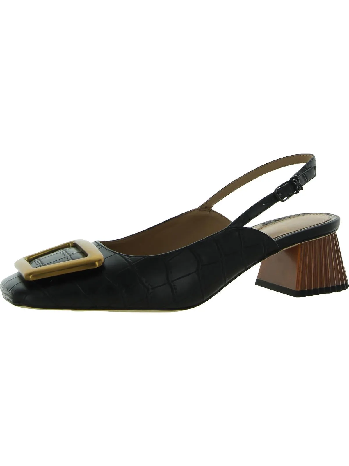 Tanessa Womens Square Toe Block Heels