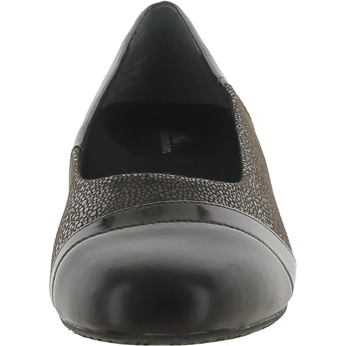 Tango Womens Leather Slip On Block Heels