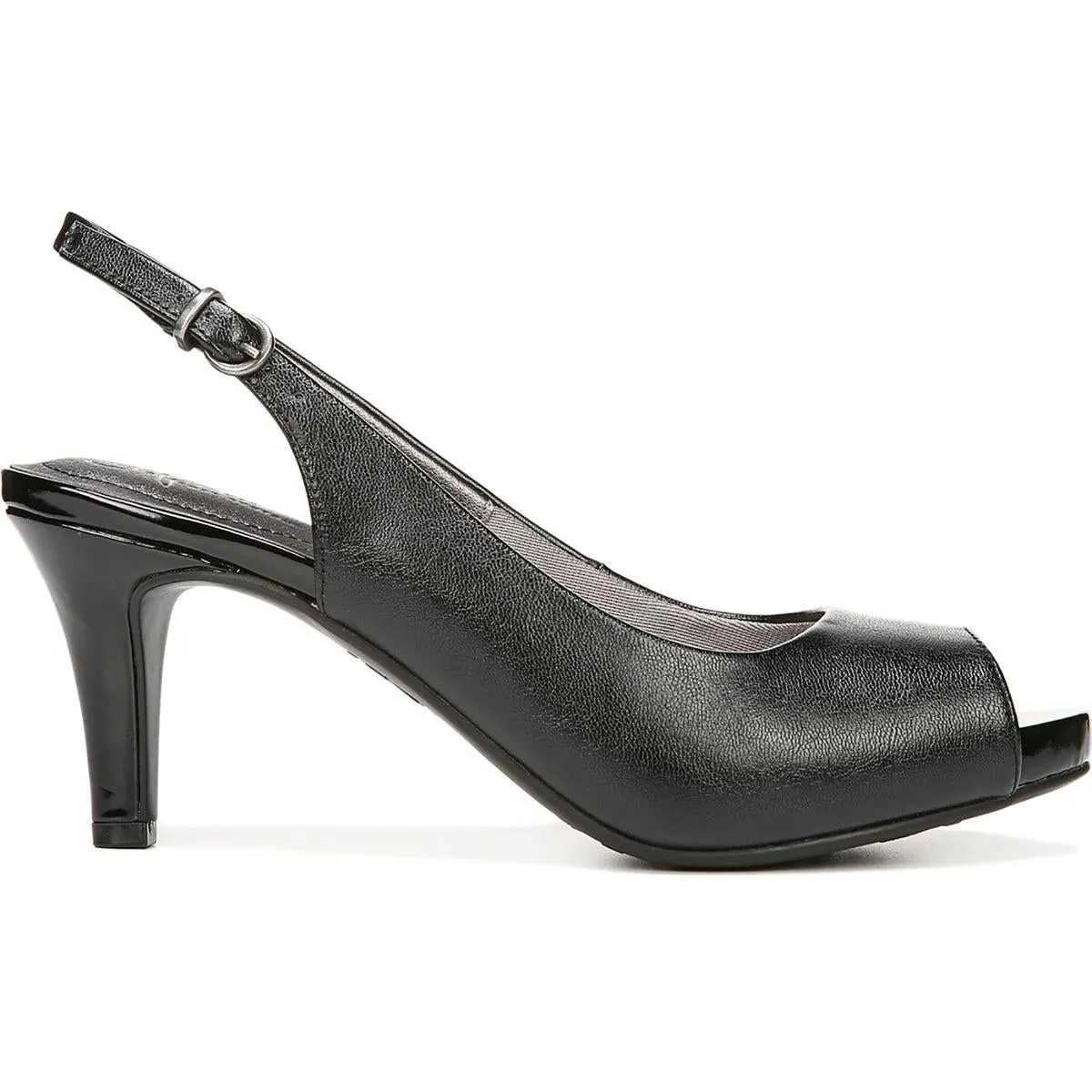 Teller Womens Embossed Slingback Ankle Strap