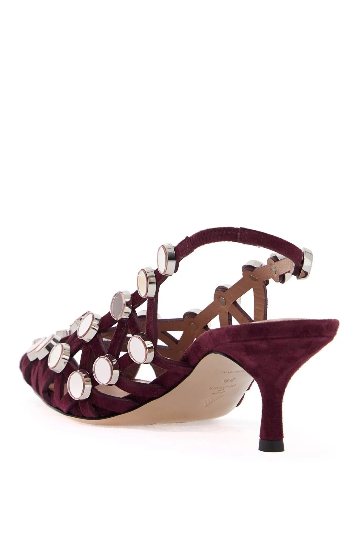 The Attico Women's Grid Slingback Dcol