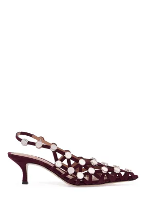 The Attico Women's Grid Slingback Dcol