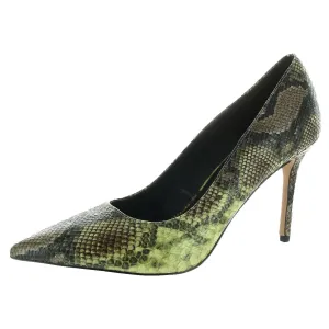 The Revival Pump Womens Textured Faux Leather Pumps