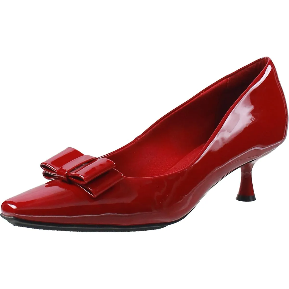 Theresa Womens Bow Manmade Pumps