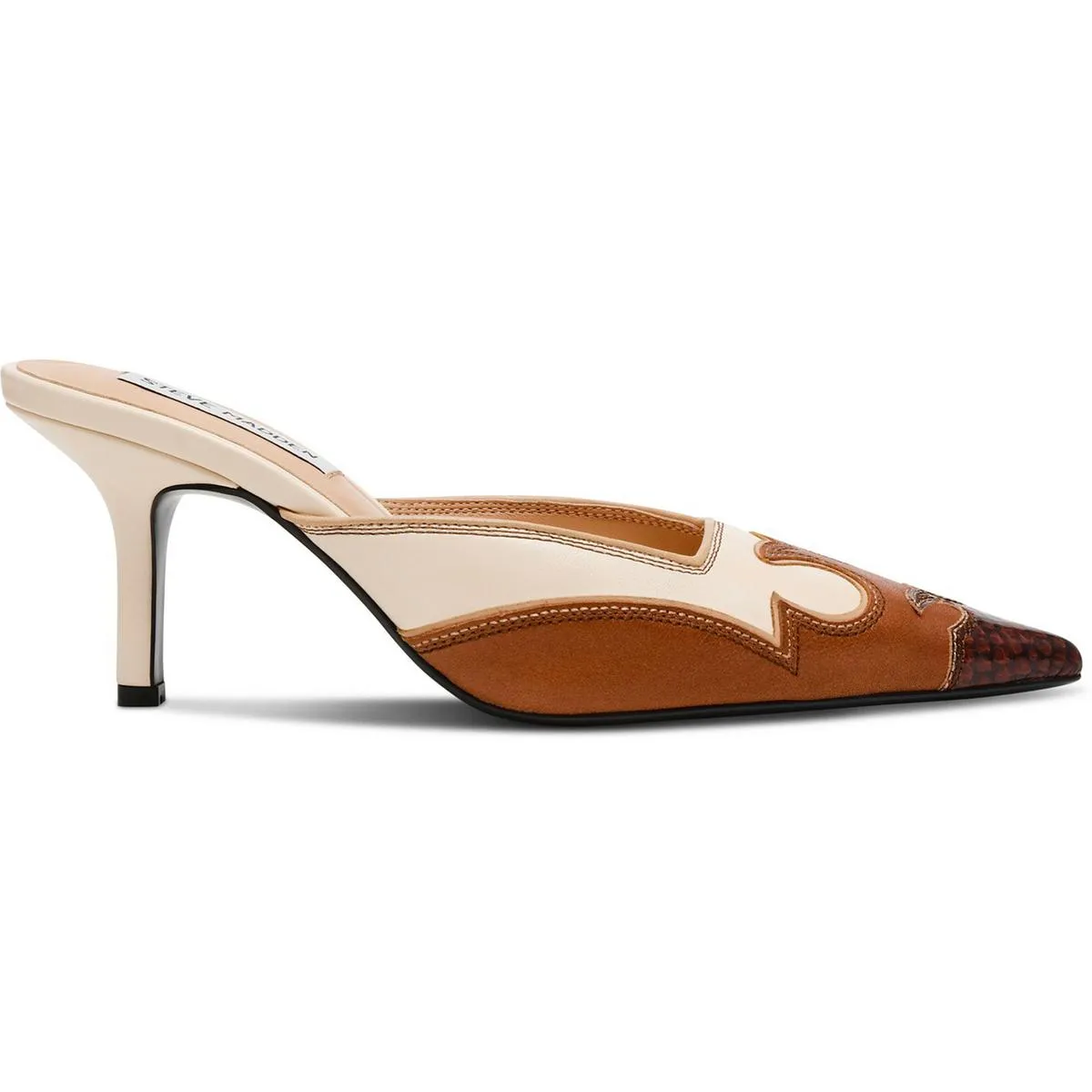 Thorin Womens Solid Leather Mules