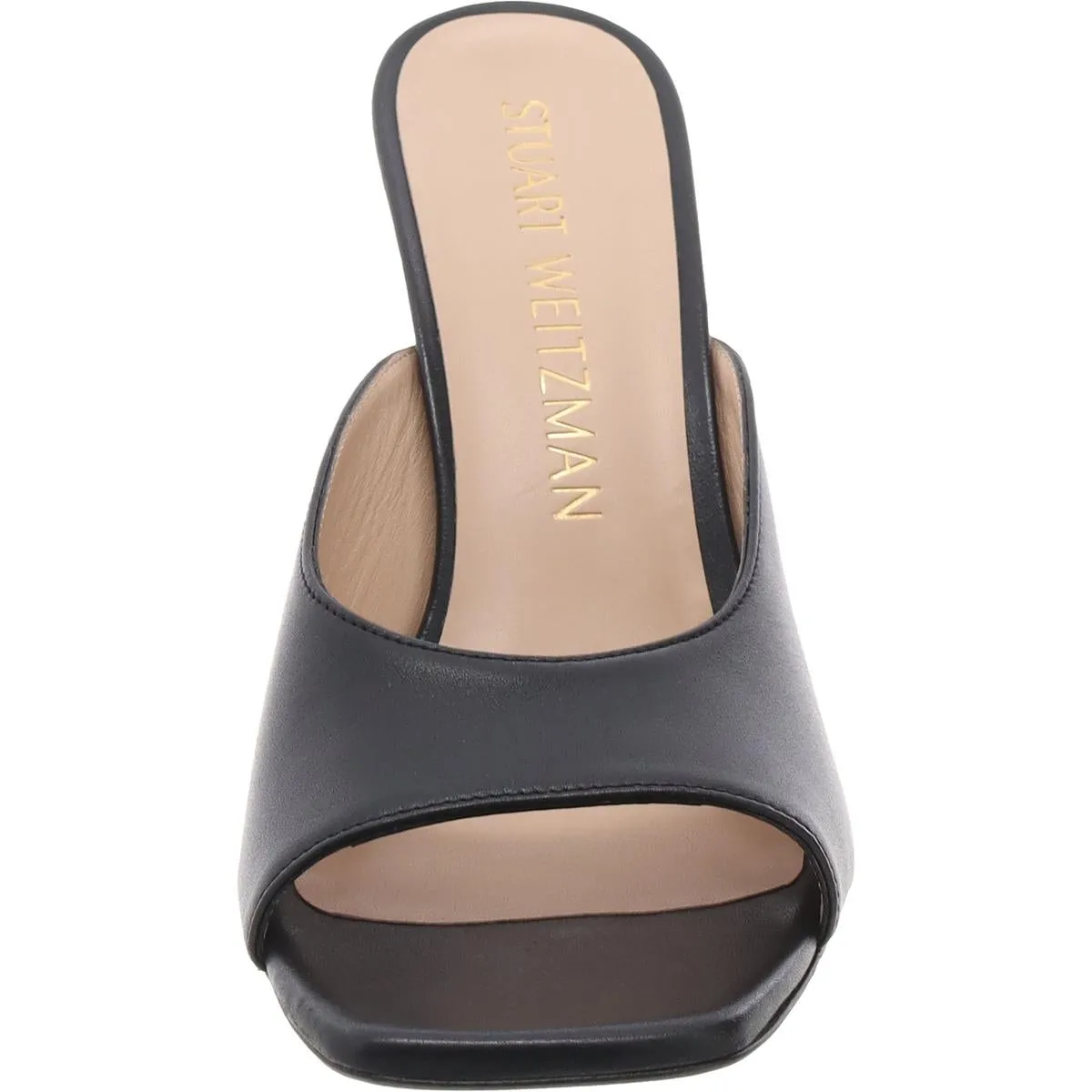 Tia Womens Solid Leather Slide