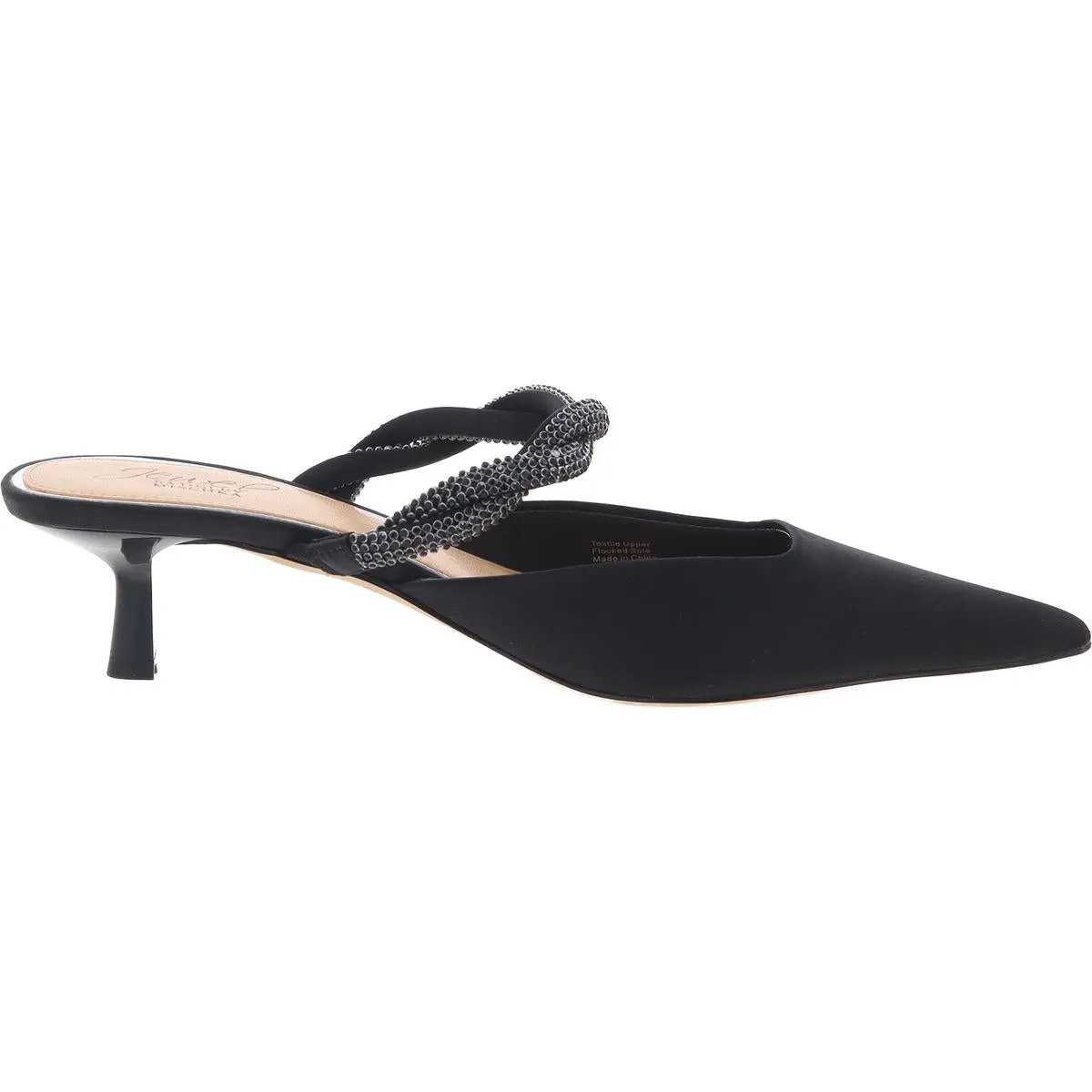 tiffani Womens Embellished Textured Slide