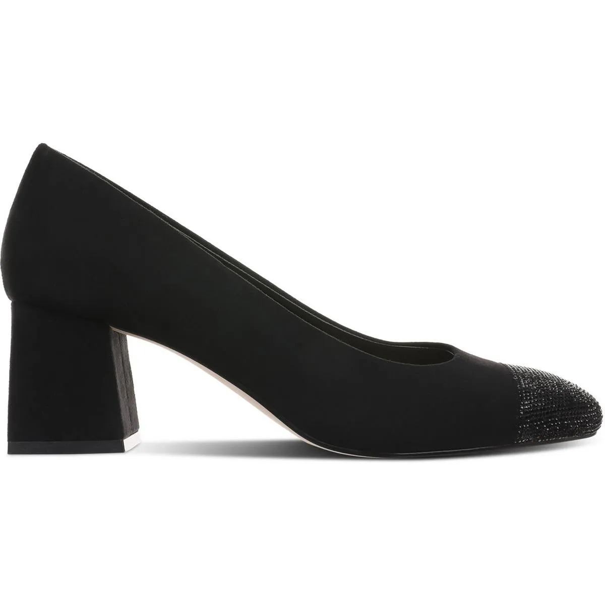 TILLY2F Womens Glitter Manmade Block Heels