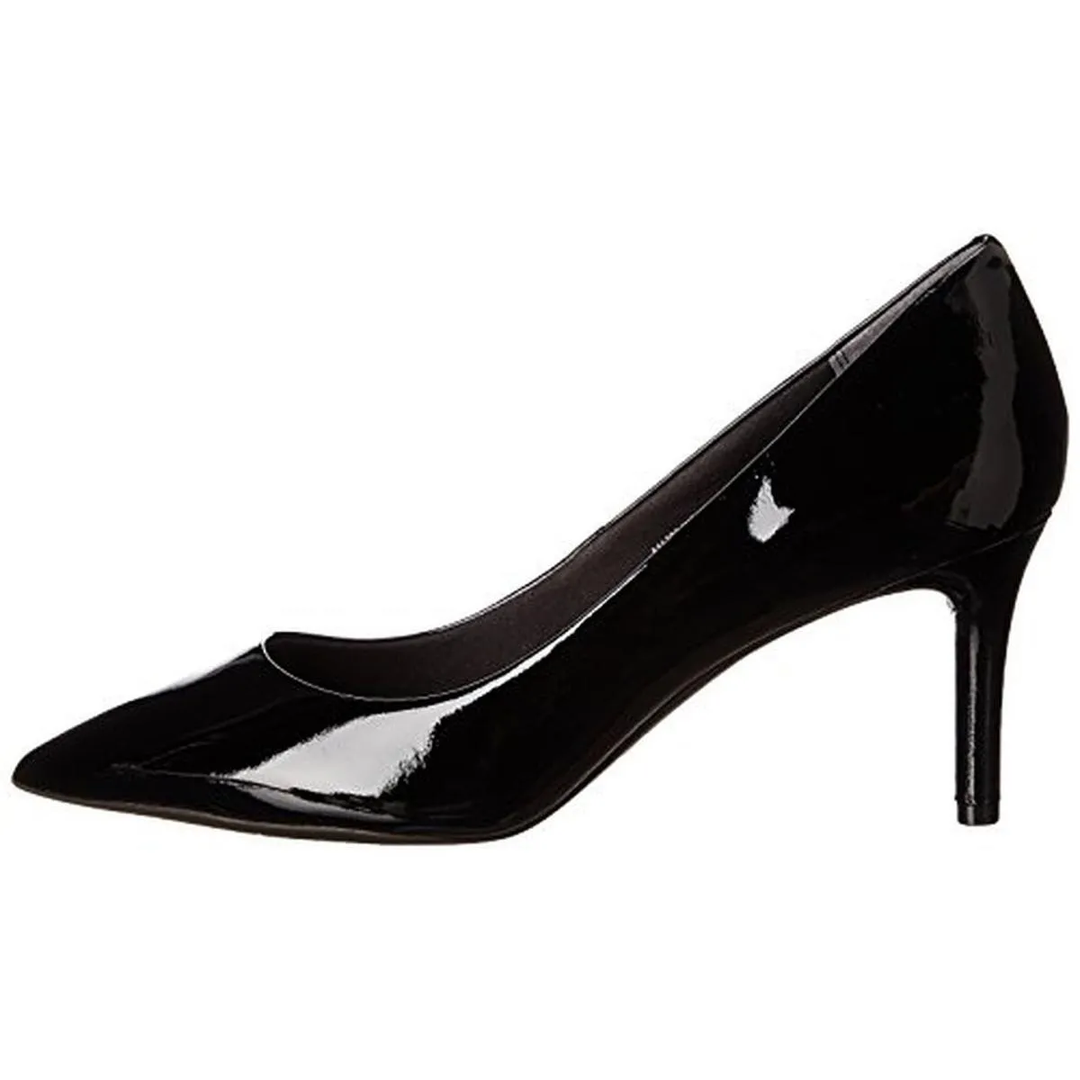 Total Motion Womens Patent Leather Pointed Toe Pumps